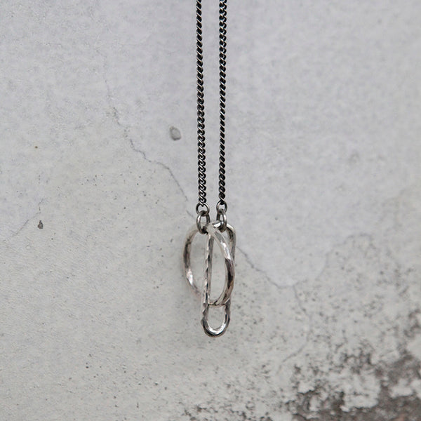 WERKSTATT MUNCHEN hammer chain + circle necklace M3879 PWM8